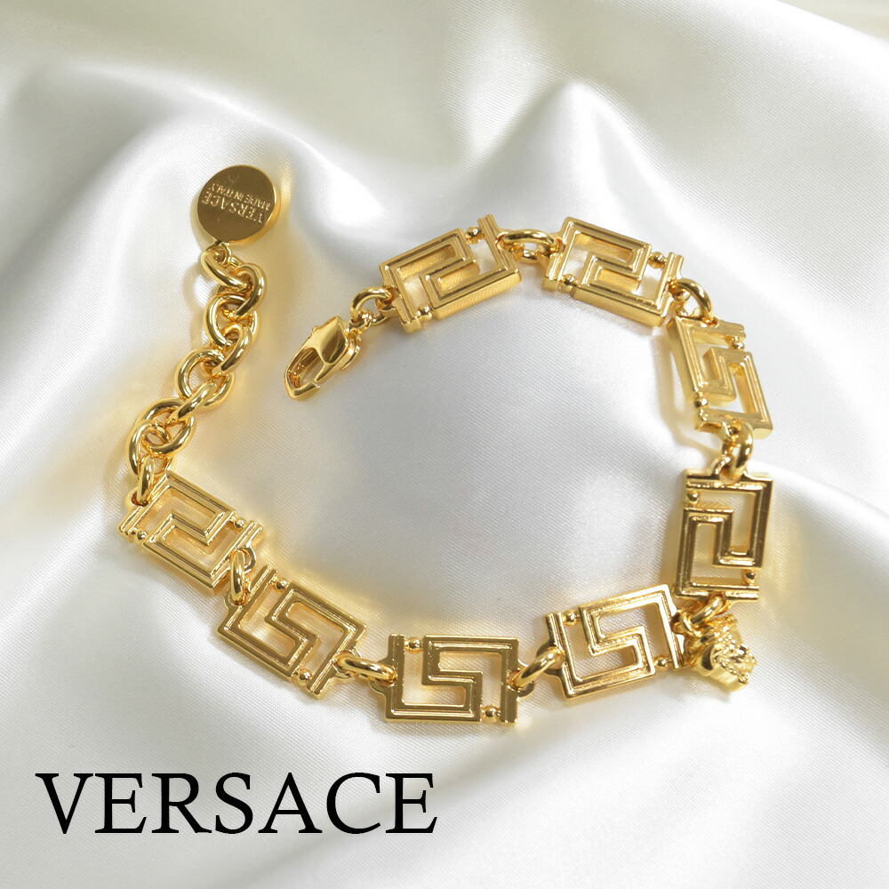 VERSACE バングル ブレスレット ゴールド イタリア製 刻印 付属品完備 VERSACE バングル ブレスレット ゴールド イタリア製 刻印 付属品完備