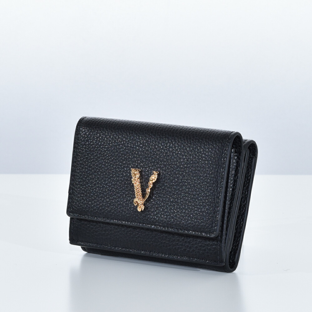 楽天市場】ヴェルサーチ 財布 三つ折り VERSACE 折財布 ロゴ