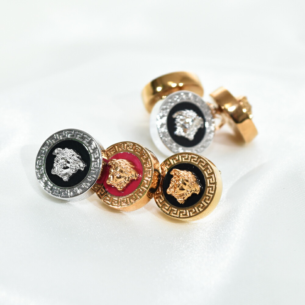 Versace ヴェルサーチ Medusa ピアス ゴールド 両耳 楽天市場】ヴェルサーチ ピアス ゴールド メデューサ グレカ
