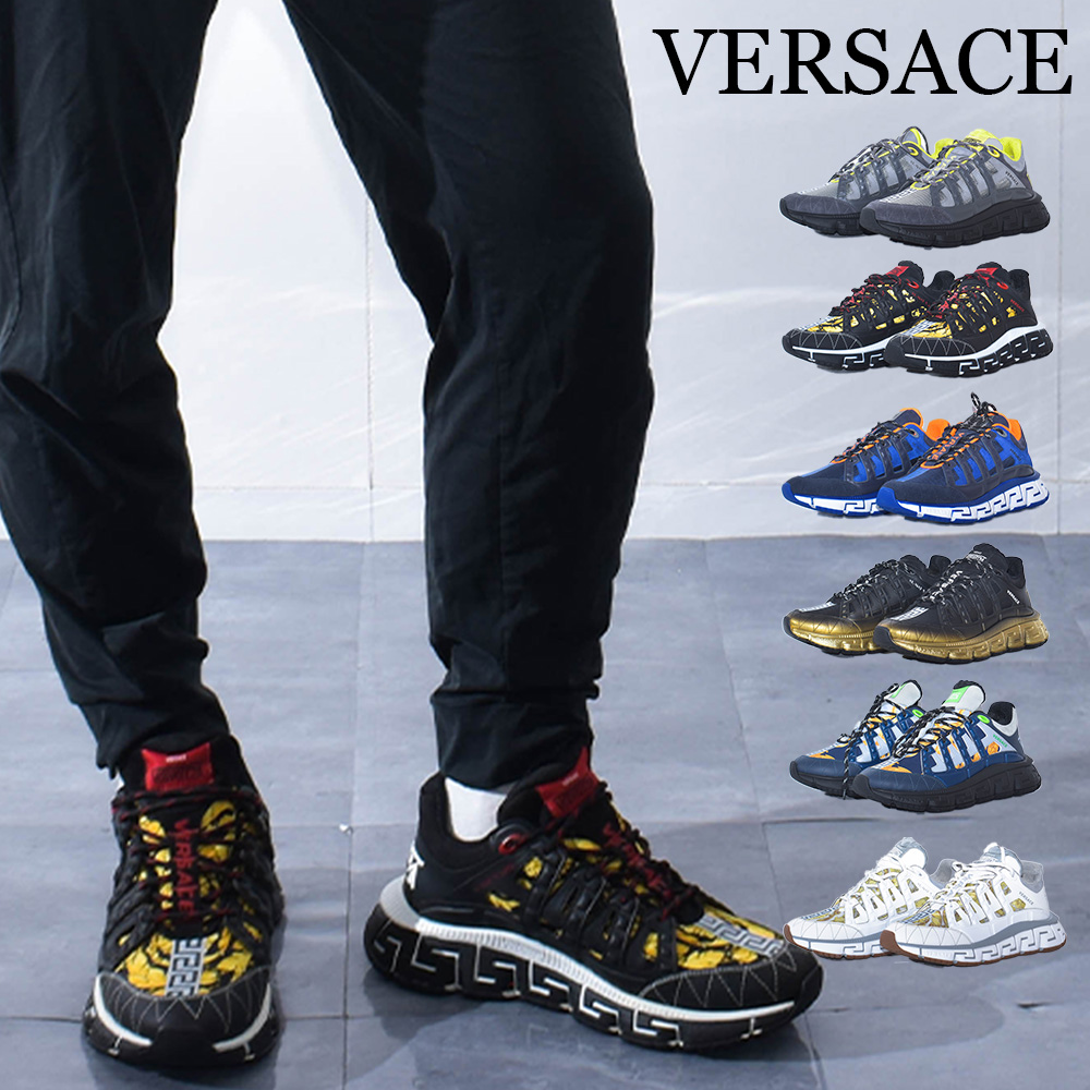 ヴェルサーチ スニーカー メンズ グレカ 黒 VERSACE 1011938 楽天市場】ヴェルサーチ スニーカー メンズ グレカ バロック