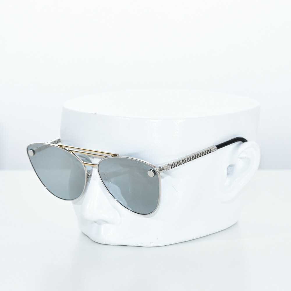 楽天市場】ヴェルサーチ サングラス メンズ ミラー ゴールド VERSACE