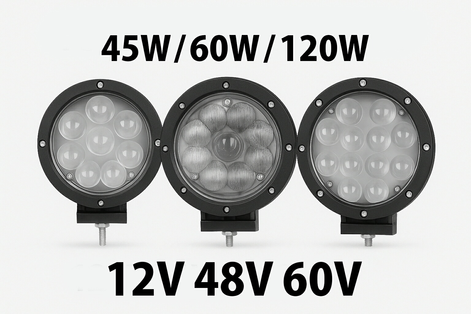 サーチライト 12v led LED作業灯 ワークライト 投光器 【12v 24v 48v・最大14ヶ月保証付き】45w/60w/120w 集光タイプ ユンボ ホイールローダー フォークリフト 重機 船舶 ライト LEDワークライト｜LED作業灯専門店　光殿堂