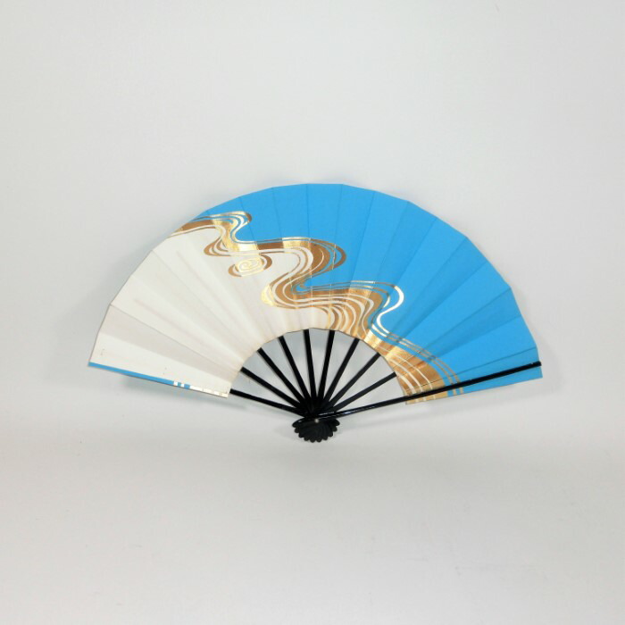 舞扇 (12) 未使用新品 美品 表裏色違い2本セット 扇子 舞台 工芸品 舞扇も安い【8087】日舞やよさこいの演舞扇を格安通販【こいくちや】