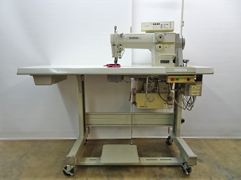【中古】ブラザー BROTHER DB2-B774-303　200V仕様 １本針本縫い上下調節送りミシン 自動押さえ上げ装置付き。 F-40操作パネル付き。 タッチバックスイッチ付き。