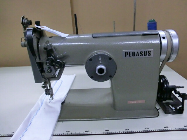 【中古】 PEGASUS ペガサス DPS-2N型 1本針2本糸 チドリミシン 頭顱のみ ミシン-電動ミシン