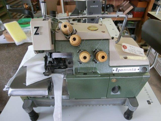 【中古】 YAMATO　DCZ-725Y-ND1　２本針4本糸オーバーロックミシン　頭部のみ｜ミシン屋さん3号店