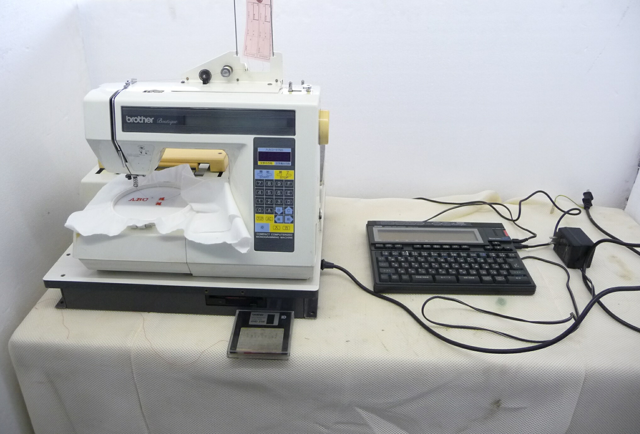 【中古】 ブラザー BROTHER 　BAS-45　小型コンピュータ刺しゅう機 電源100V仕様。｜ミシン屋さん3号店