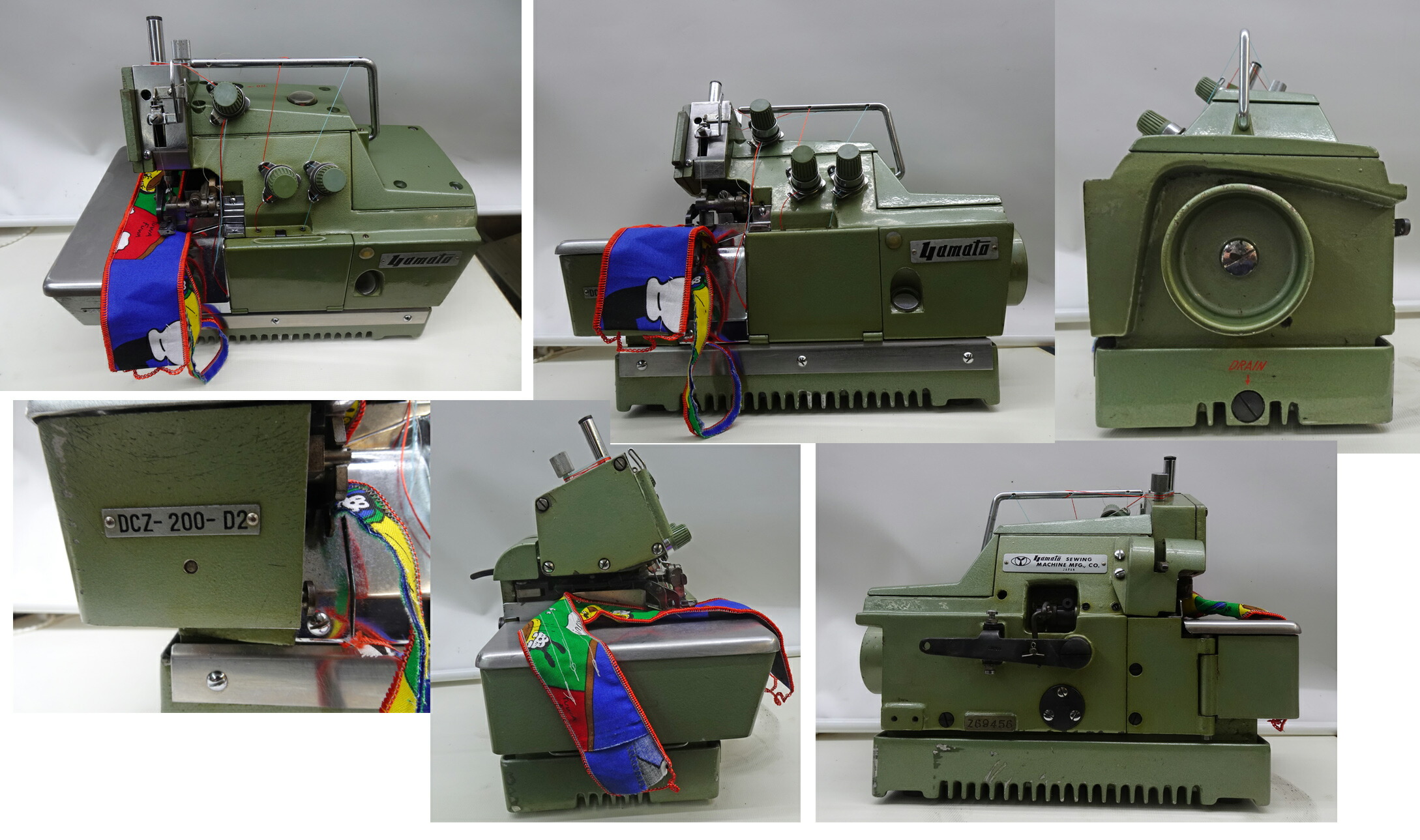 YAMATO ヤマト　工業用ミシン　DV-1250MB ジャンクとして YAMATO ヤマト 工業用ミシン DV-1250MB ジャンクとして 工業用