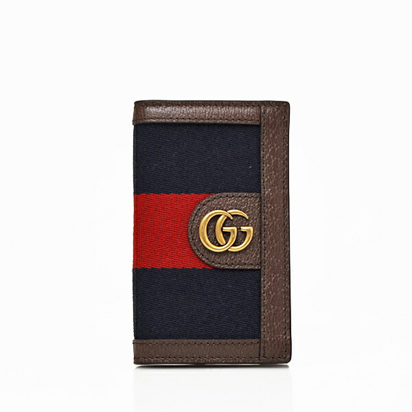✨未使用に近い✨　GUCCI パスケース　カードケース　GGライン　キャンバス GUCCI グッチ オフィディアGG カードケース GG柄 シェリーライン