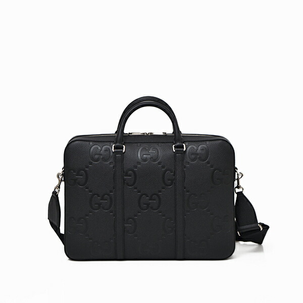 GUCCI ビジネスバッグ ブラック レザー 楽天市場】GUCCI グッチ ビジネスバッグエンボスロゴレザータグ