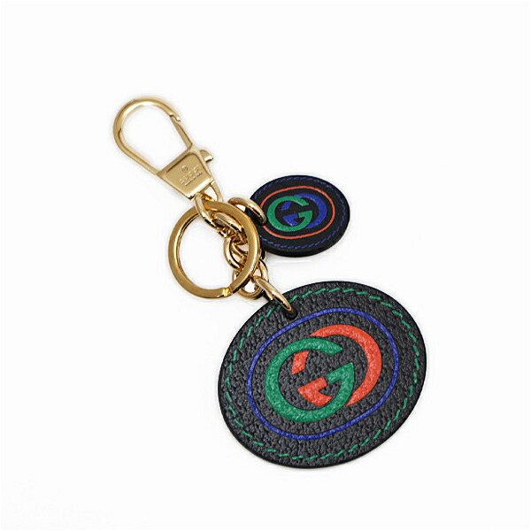 楽天市場】グッチ GUCCI GGエンボス レザー キーリング キー