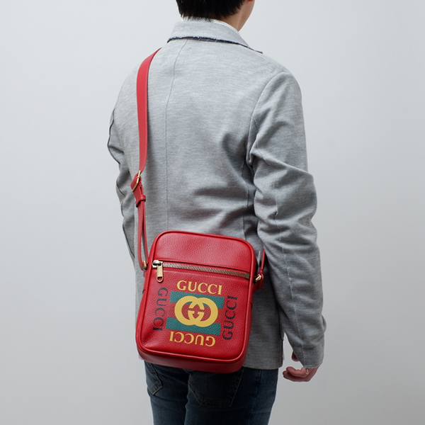 red gucci messenger bag