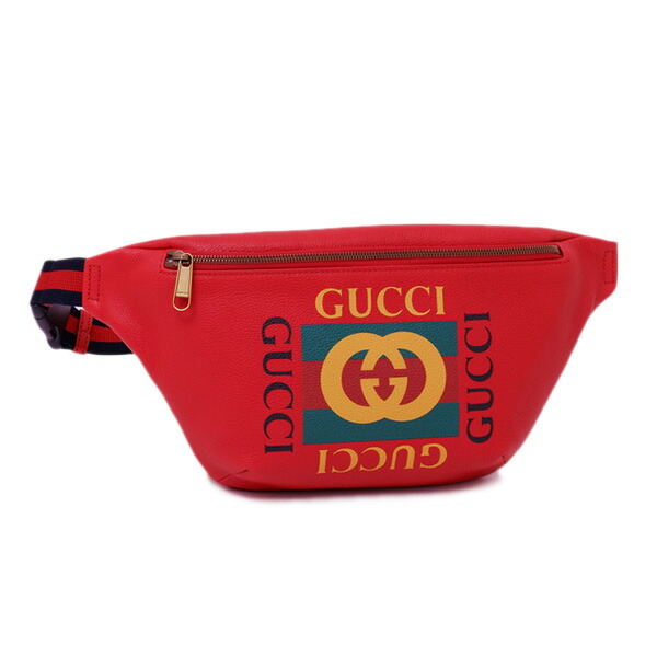 gucci bum bag red