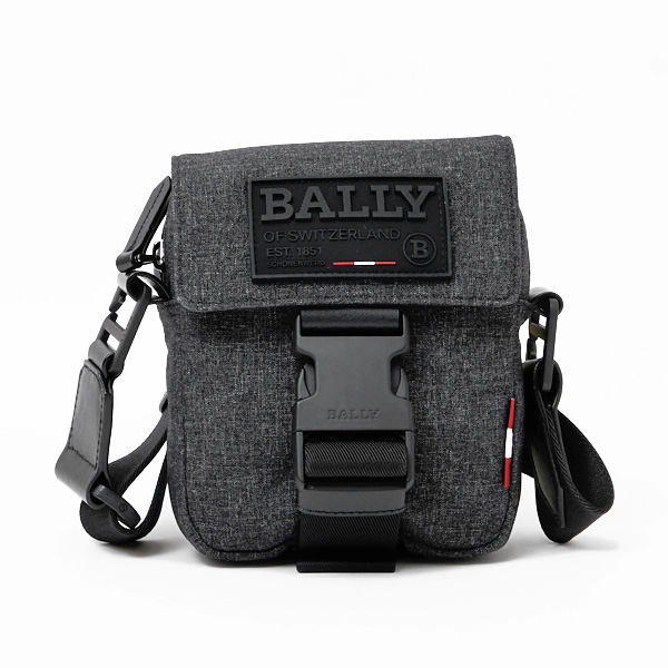 バッグ 送料無料 Bally バリー バリー Bally クロスボディ Rady Jt ナイロンミックス バリー グレー メンズ ショルダーバッグ あす楽 21ss ナイロンミックス Rady Jt 05 Gray F10 ブランドジュエリー京都店