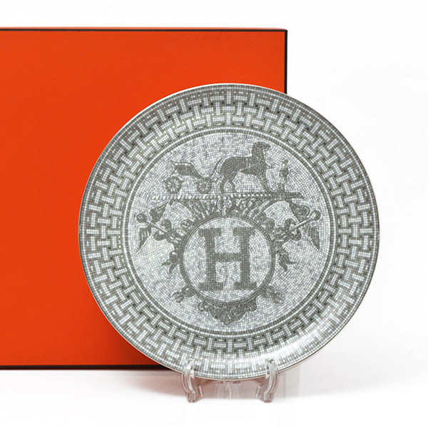 楽天市場】HERMES エルメス モザイク ヴァンキャトル プラチナ