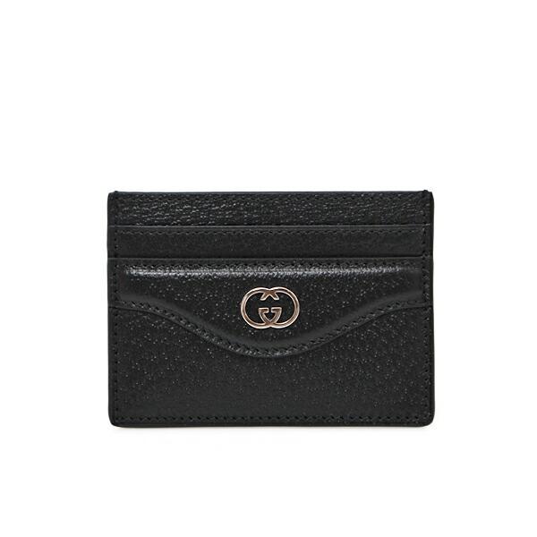 GUCCI グッチ G カードケース 定期入れ パスケース ブラック レザー 楽天市場】GUCCI グッチ ダブルGロゴ2つ折りカードケース定期