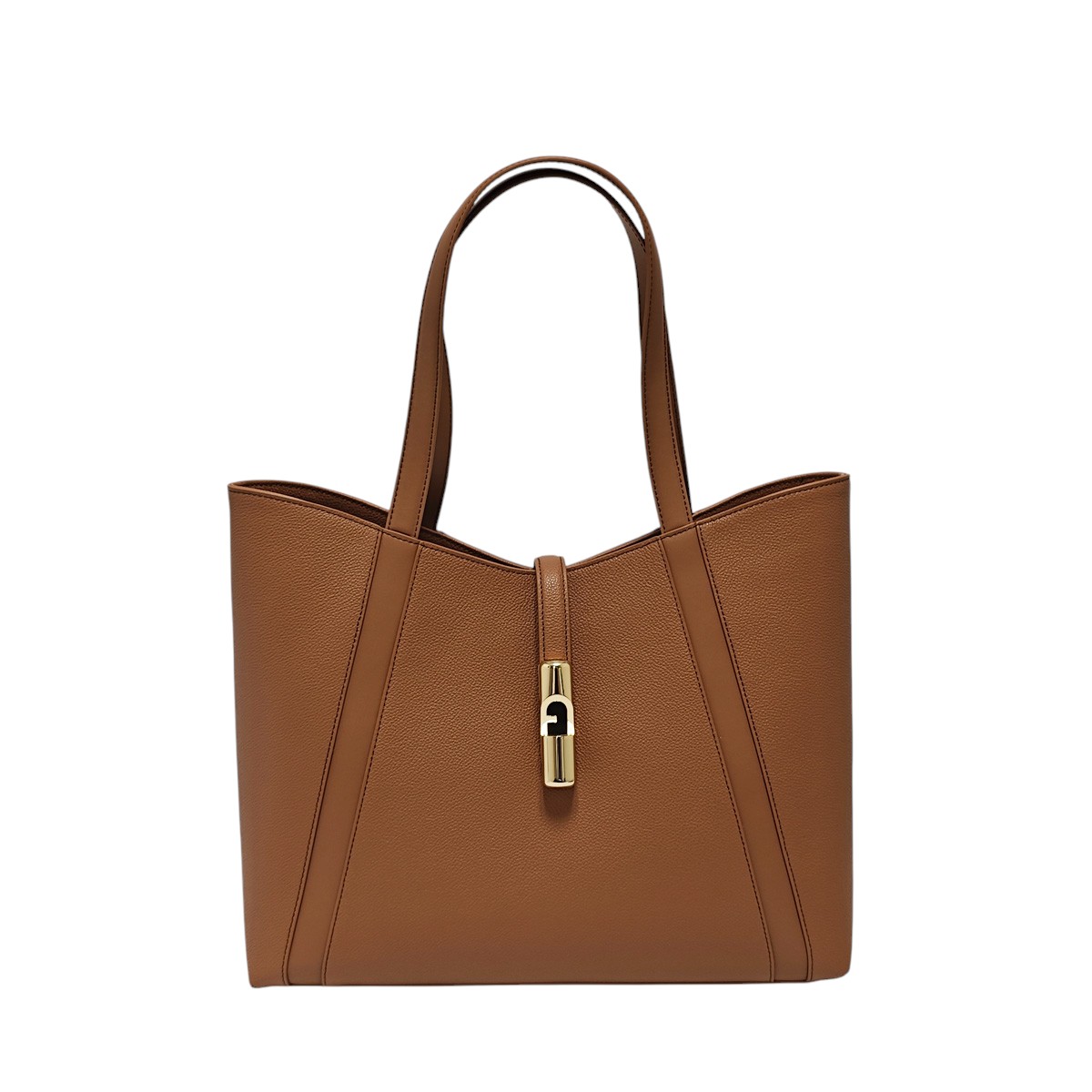 フルラ FURLA ゴッチャ GOCCIA L レザー トートバッグ カジュアル ビジネス A4 ブラウン系 [レディース] WB01788 BX3353 1007_RY000 BRANDY｜ブランドジュエリー京都店