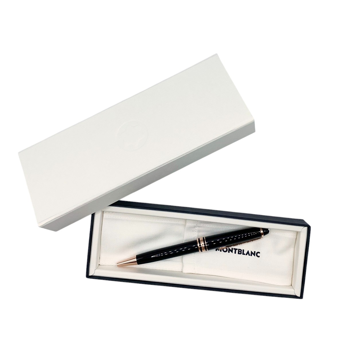モンブラン MONTBLANC マイスターシュテュック ローズゴールドコート クラシック ボールペン ブラック&times;ゴールド 筆記具 132488｜ブランドジュエリー京都店 38,870円