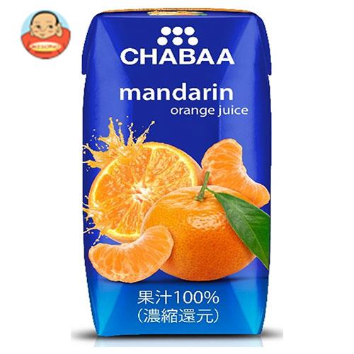い出のひと時に とびきりのおしゃれを 2ケースセット Haruna Chabaa チャバ 100 ジュース マンダリンオレンジ 180ml紙パック 36本入 2ケース 北海道 沖縄は別途送料が必要 日本正規品 Www Alam Altfl Com