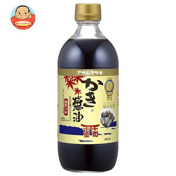 アサムラサキ かき醤油 600ml×12本入×(2ケース)| 送料無料 調味料 しょうゆ