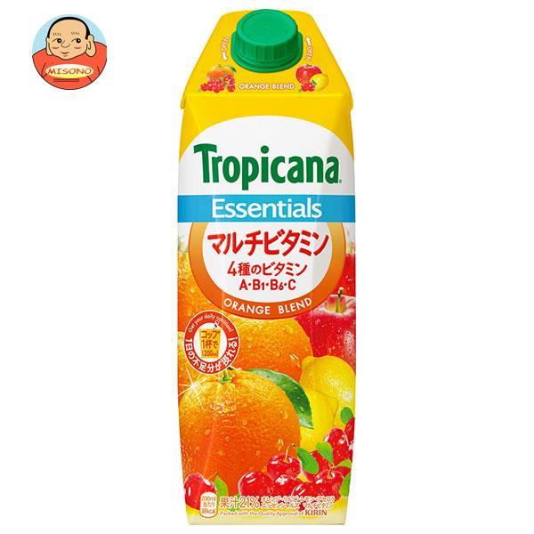 楽天市場】【9月19日(月)20時〜全品対象エントリー購入でポイント5倍】キリン トロピカーナ エッセンシャルズ 鉄分 1000ml紙パック×6本入｜  送料無料 果汁 果実飲料 ミックス 鉄分 紙パック 1l 1L : 飲料 食品専門店 味園サポート