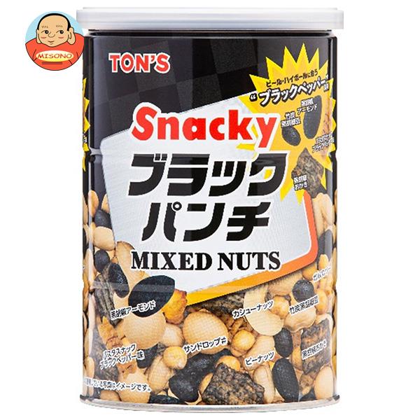 東洋ナッツ トン 2ケース 290g缶×12個入× おつまみ お菓子 スナッキー スナック菓子 ナッツ ブラックパンチ ミックスナッツ 送料無料  全日本送料無料 スナッキー