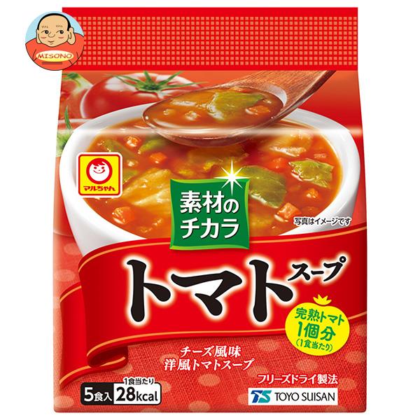 楽天市場】東洋水産 マルちゃん 素材のチカラ トマトスープ (8.1g×5食