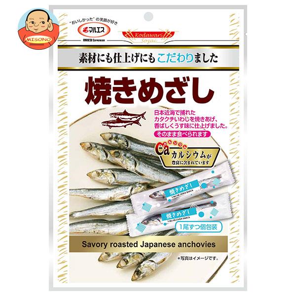 [ポイント5倍！5/27(火)1時59分まで全品対象エントリー&購入]マルエス 焼きめざし 35g×10袋入×(2ケース)｜ 送料無料 お菓子 珍味 おつまみ 袋 いわし