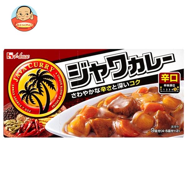 ハウス食品 ジャワカレー 辛口 185g×10個入×(2ケース)｜ 送料無料 調味料、カレー ルウ