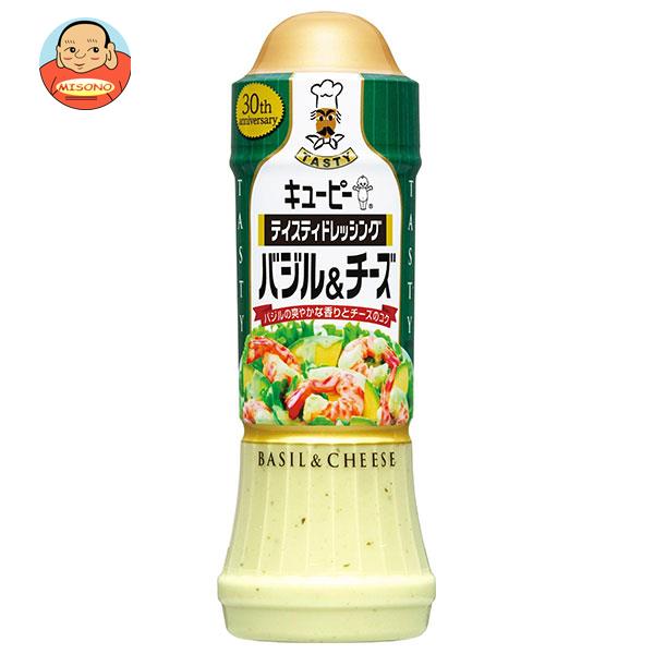 [ポイント5倍！4/17(金)9時59分まで全品対象エントリー&購入]キューピー テイスティドレッシング バジル＆チーズ 210mlペットボトル×12本入×(2ケース)｜ 送料無料 調味料 ドレッシング PET