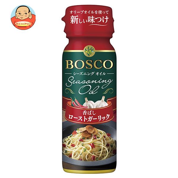 [ポイント5倍！4/10(金)1時59分まで全品対象エントリー&購入]日清オイリオ BOSCO(ボスコ) シーズニングオイル ローストガーリック 90gペットボトル×15本入×(2ケース)｜ 送料無料 オリーブオイル 調味料 食用油 オイル