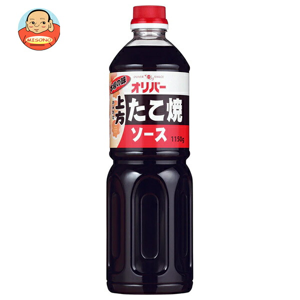 オリバーソース 上方たこ焼ソース 1150g×12本入×(2ケース)｜ 送料無料 一般食品 調味料