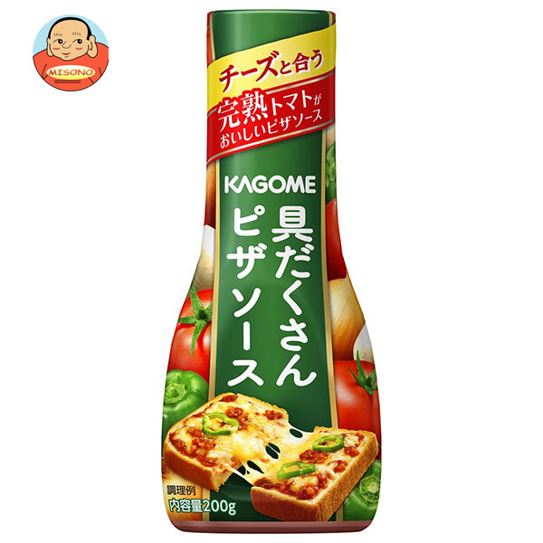 カゴメ 具だくさんピザソース 200g×30本入×(2ケース)｜ 送料無料 ピザ ソース 調味料 トマト