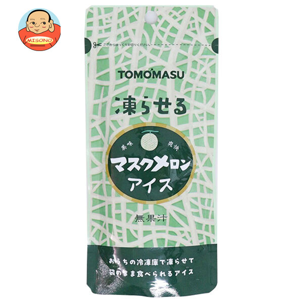 友桝飲料 マスクメロンアイス 80gパウチ×36(12×3)本入×(2ケース)｜ 送料無料 メロン 飲料 アイス