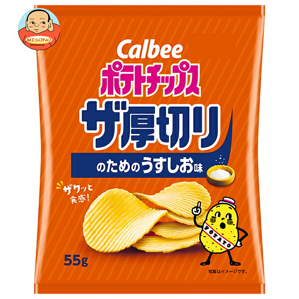 楽天市場】カルビー ポテトチップス うすしお味 55g×16袋入