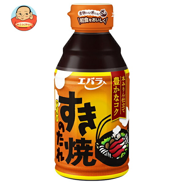 エバラ食品 すき焼のたれマイルド 300ml×12本入×(2ケース)｜ 送料無料 だし すきやき 素 鍋つゆ 素 鍋 ストレート