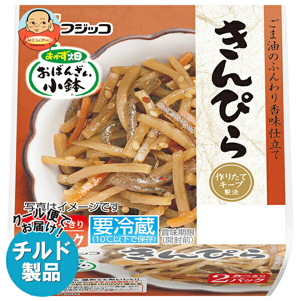 フジッコ おかず畑 おばんざい小鉢 きんぴら (31g×2パック)×12個入×(2ケース) チルド 冷蔵品｜ 送料無料 おかず 惣菜 きんぴら