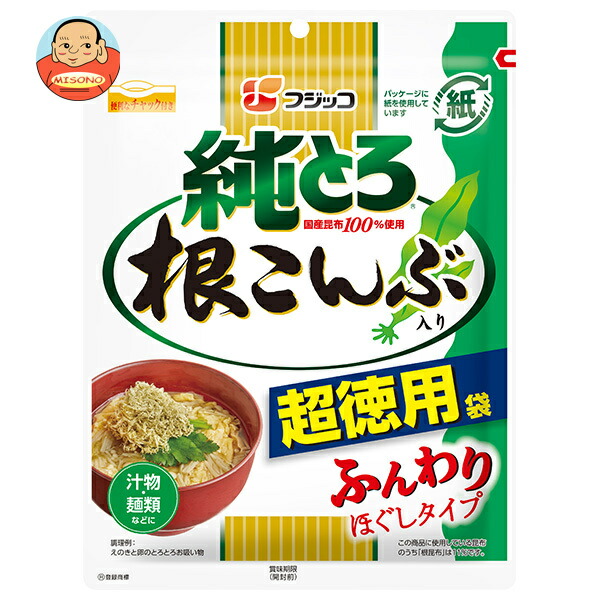 フジッコ 純とろ 根こんぶ入り 超徳用袋 47g×20袋入×(2ケース)｜ 送料無料 一般食品 とろろ 昆布