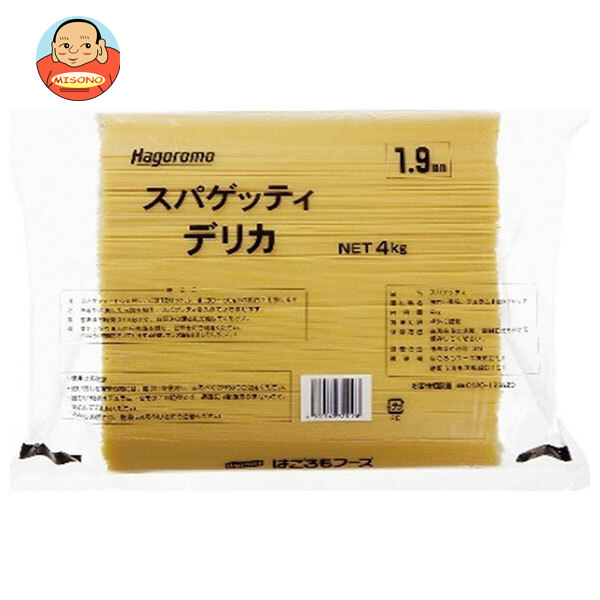 はごろもフーズ スパゲッティ デリカ 1.9mm 4kg×4袋入｜ 送料無料 一般食品 パスタ麺 乾麺