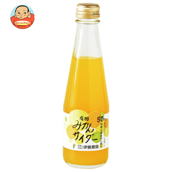 [ポイント5倍！4/10(金)1時59分まで全品対象エントリー&購入]伊藤農園 有田みかんサイダー 200ml瓶×24本入×(2ケース)｜ 送料無料 果実飲料 果汁 瓶 みかん 17,258円