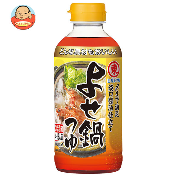 ヒガシマル醤油 よせ鍋つゆ 3倍濃縮 400mlPET×12本入×(2ケース)｜ 送料無料 一般食品 調味料 つゆ 鍋スープ