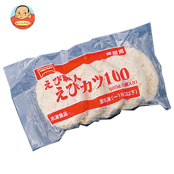 [ポイント5倍！4/10(金)1時59分まで全品対象エントリー&購入]テーブルマーク えび職人 えびカツ100 500g(5個)×6袋入 冷凍商品｜ 送料無料 冷凍食品 海老かつ カツ 揚げ物