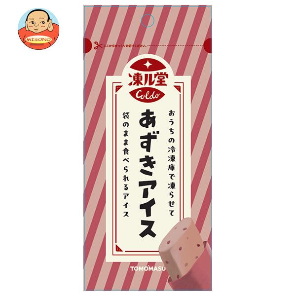 [ポイント5倍！4/10(金)1時59分まで全品対象エントリー&購入]友桝飲料 凍ル堂 あずきアイス 80gパウチ×36本入｜ 送料無料 小豆 アイス 飲料