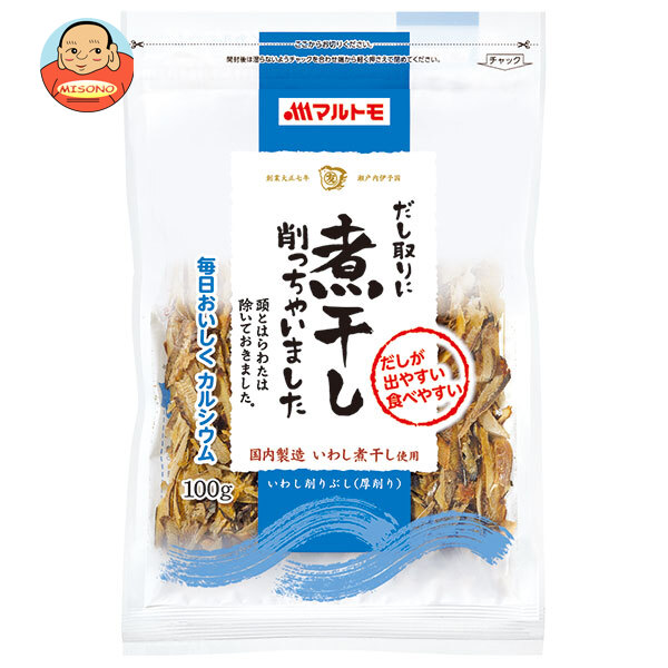 マルトモ 煮干し削っちゃいました 100g×10袋入×(2ケース)｜ 送料無料 煮干し 煮干 乾物 削り節 だし