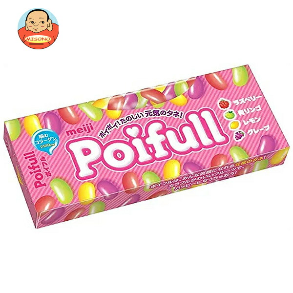 楽天市場】明治 ポイフル 53g×10箱入｜ 送料無料 お菓子 グミ りんご