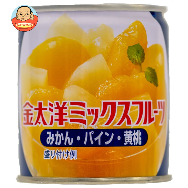 [ポイント5倍！4/17(金)9時59分まで全品対象エントリー&購入]太洋食品 ミックスフルーツ 210g缶×24本入×(2ケース)｜ 送料無料 缶詰 フルーツ みかん パイン 黄桃