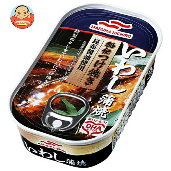 マルハニチロ 秘伝いわし蒲焼 100g×30個入｜ 送料無料 缶詰 イワシ 鰯 いわし缶
