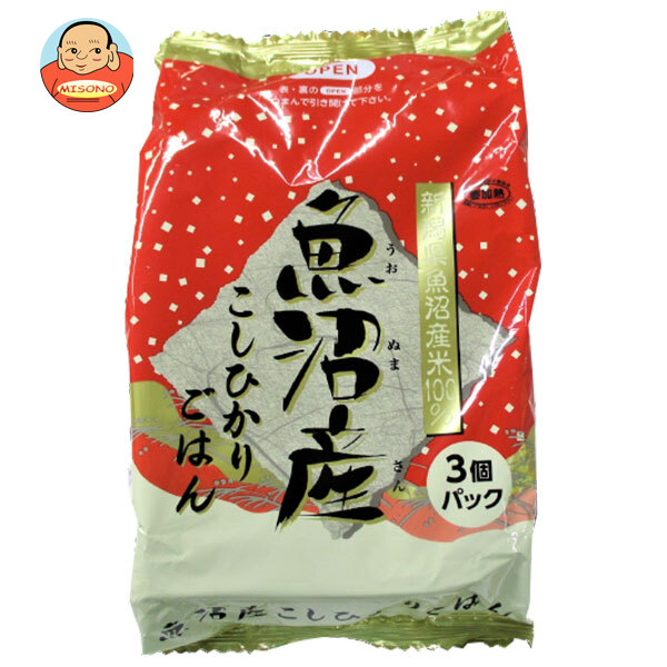 たかの 魚沼産こしひかり 3個パック (180g×3個)×4個入×(2ケース)｜ 送料無料 パックごはん レトルトご飯 ごはん レトルト