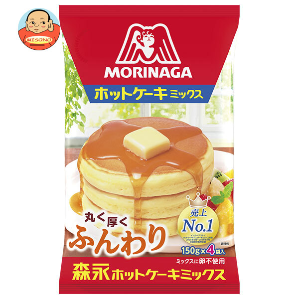 森永製菓 ホットケーキミックス 600g(150g×4袋)×14袋入×(2ケース)｜ 送料無料 菓子材料 ホットケーキ パンケーキ