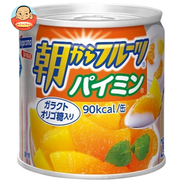 [ポイント5倍！7/26(日)1時59分まで全品対象エントリー&購入]はごろもフーズ 朝からフルーツ パイミン 190g缶&times;24個入&times;(2ケース)｜ 送料無料 缶詰 果物 パイナップル みかん ミカン｜飲料 食品専門店 味園サポート